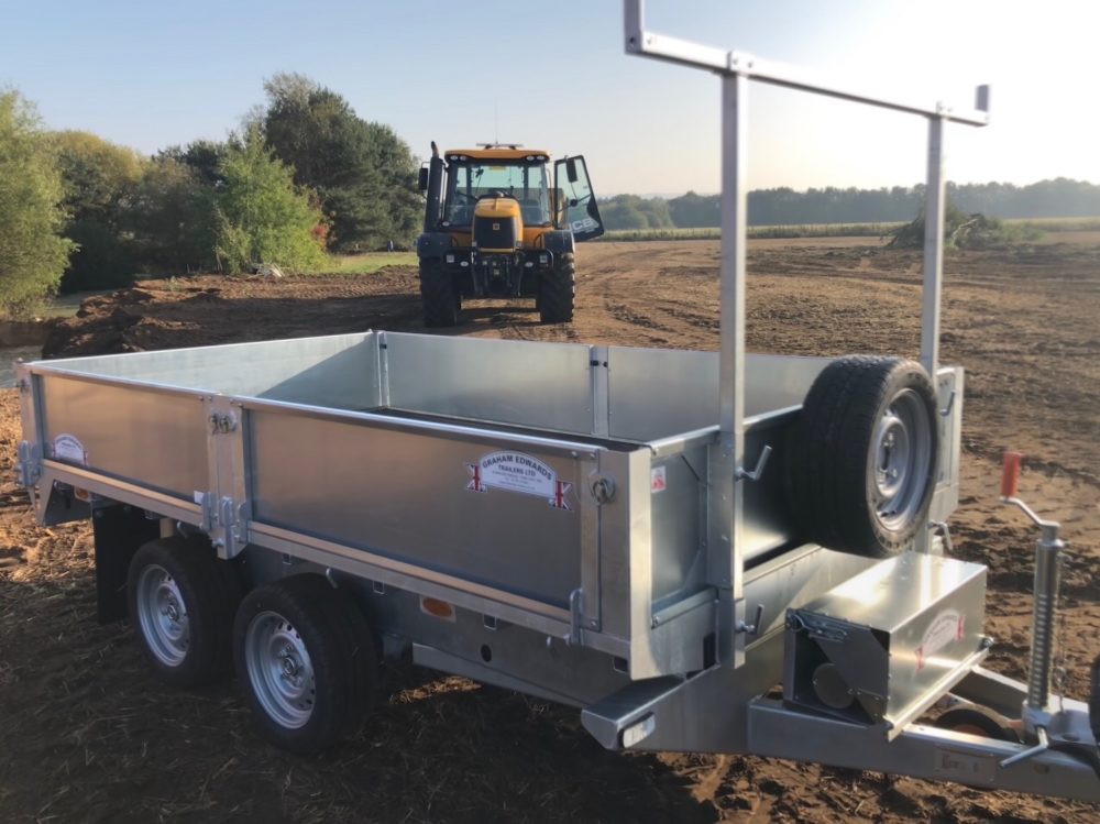 Tipping Trailer on site