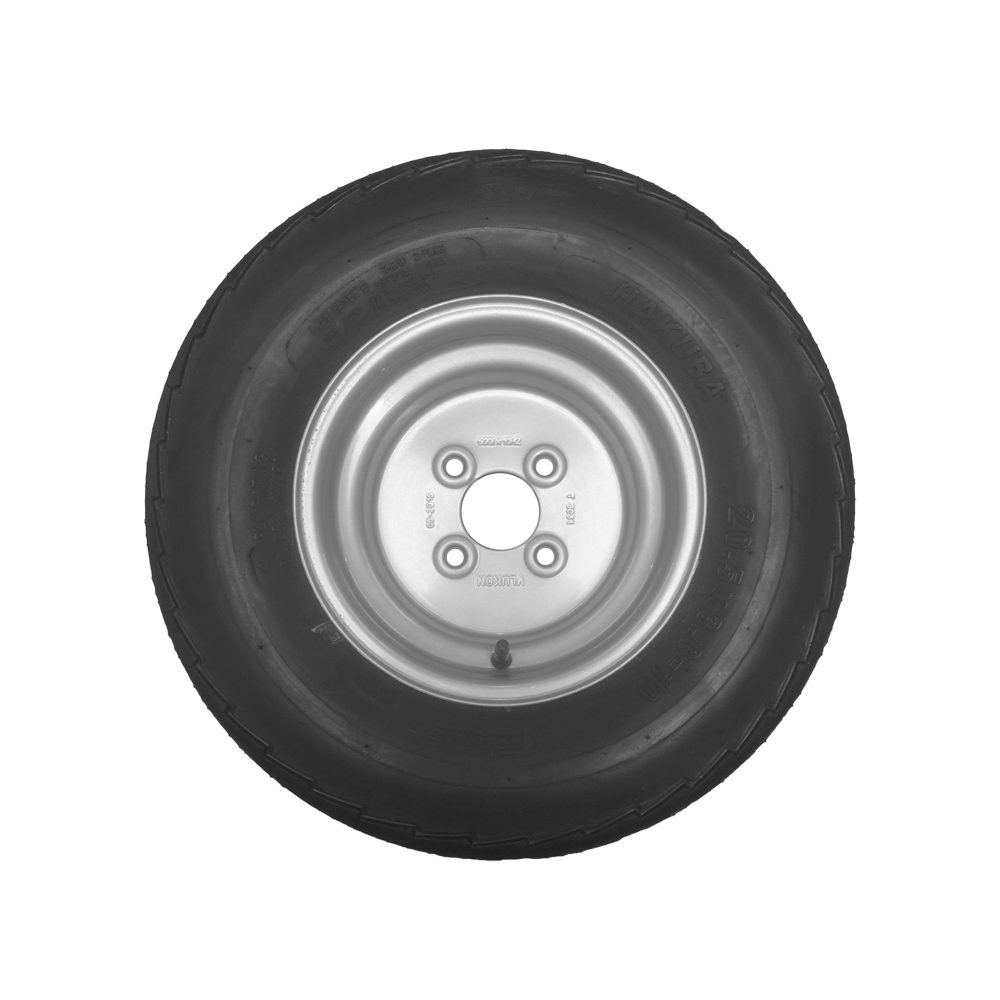 Wheel & Tyre 20.5x8.0-10 4 Stud 100mm PCD