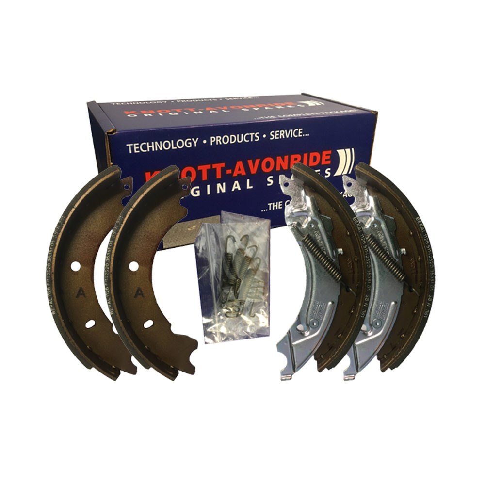 Genuine Knott 250x40 Brake Shoe Axle Set