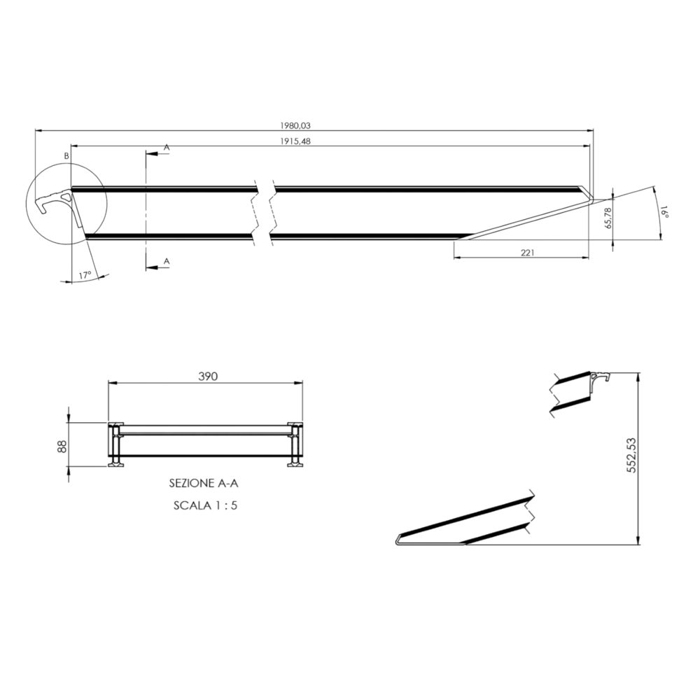 Pair of Trailer 6ft 6inch Alloy Ramps