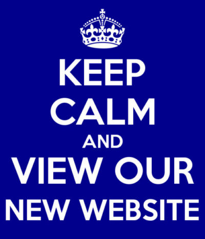Keep calm and view our new website