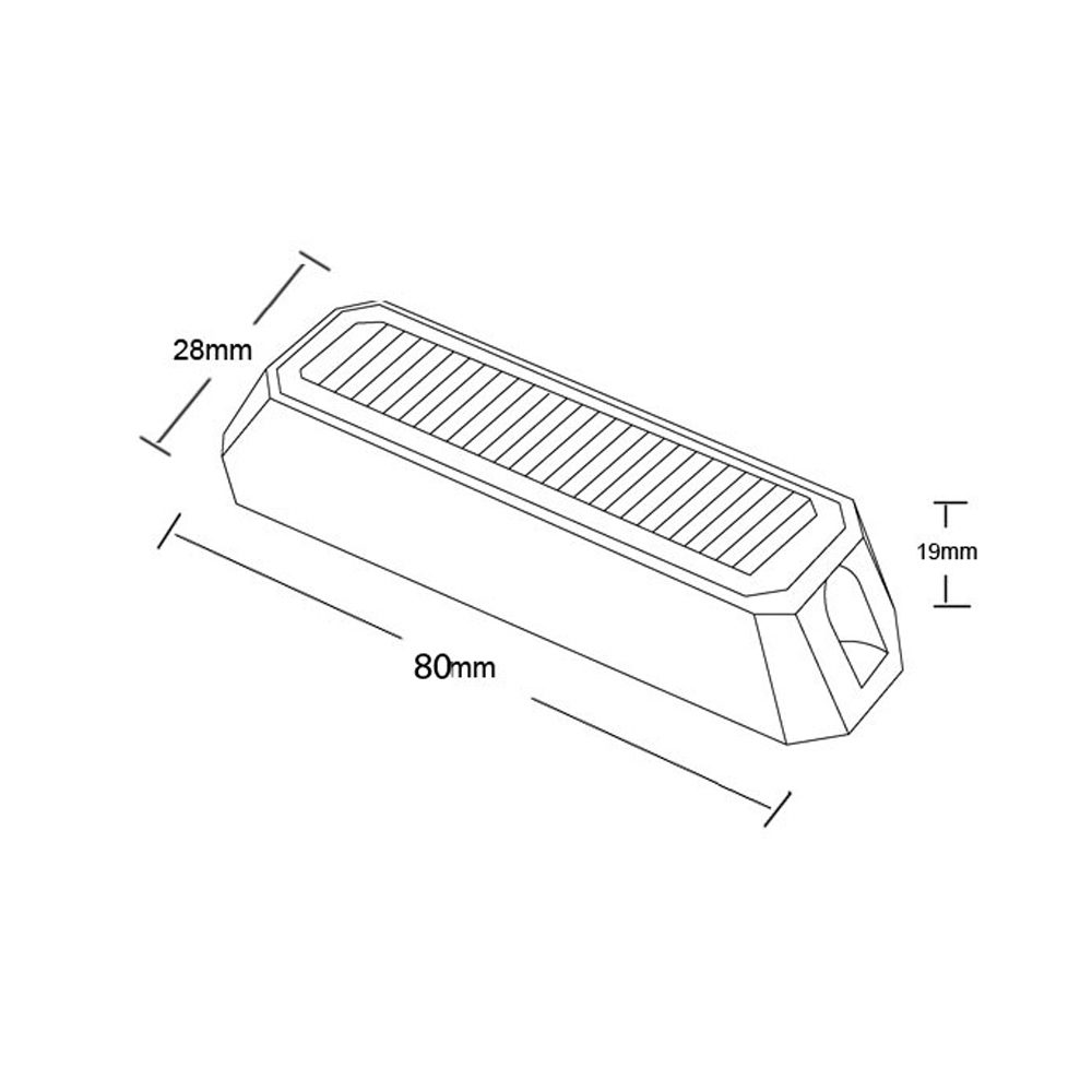 Amber LED Strobe Light R10/IP65 - 12/24V (9W)