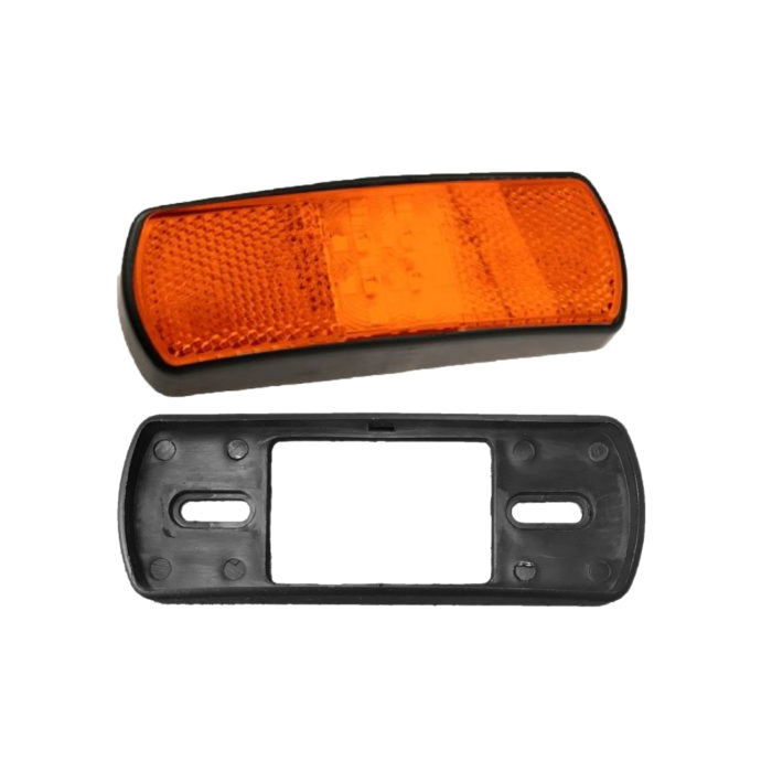 Brian James Amber Connect T4/T6 LED Side Marker Lights By Aspock - Pair, Genuine, 65mm X 44mm