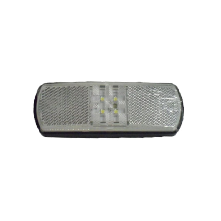 LED Front Marker Light White 2 Pin SuperSeal Socket Edwards Trailers