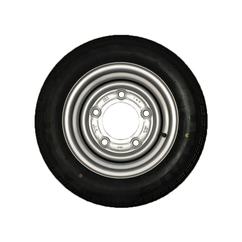 Wheel & Tyre 155/70 R12 5 Stud PCD 6.5 Inch