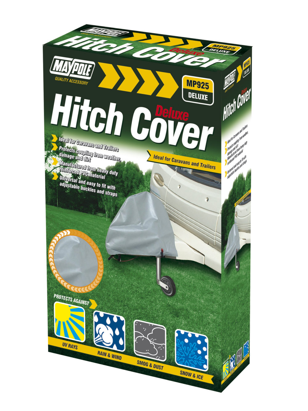 Deluxe Hitch Cover - Grey