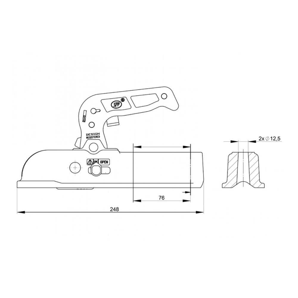 SPP Cast Coupling drawing