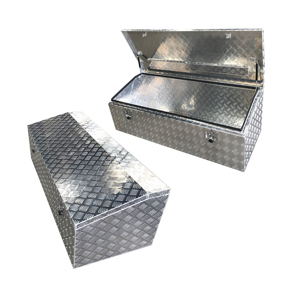 Aluminium Chequer Plate Chest 1500 x 600 x 500mm