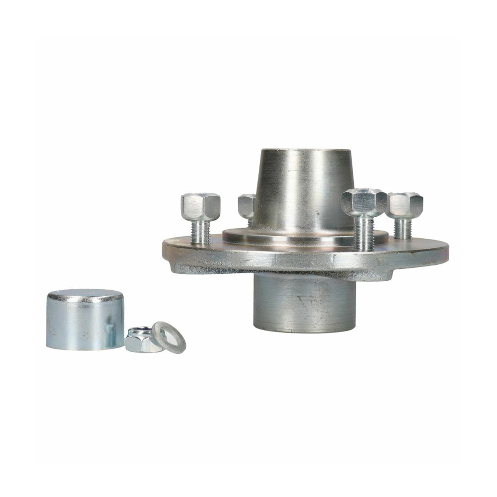Side view of an Unbraked Erde Trailer Wheel Hub