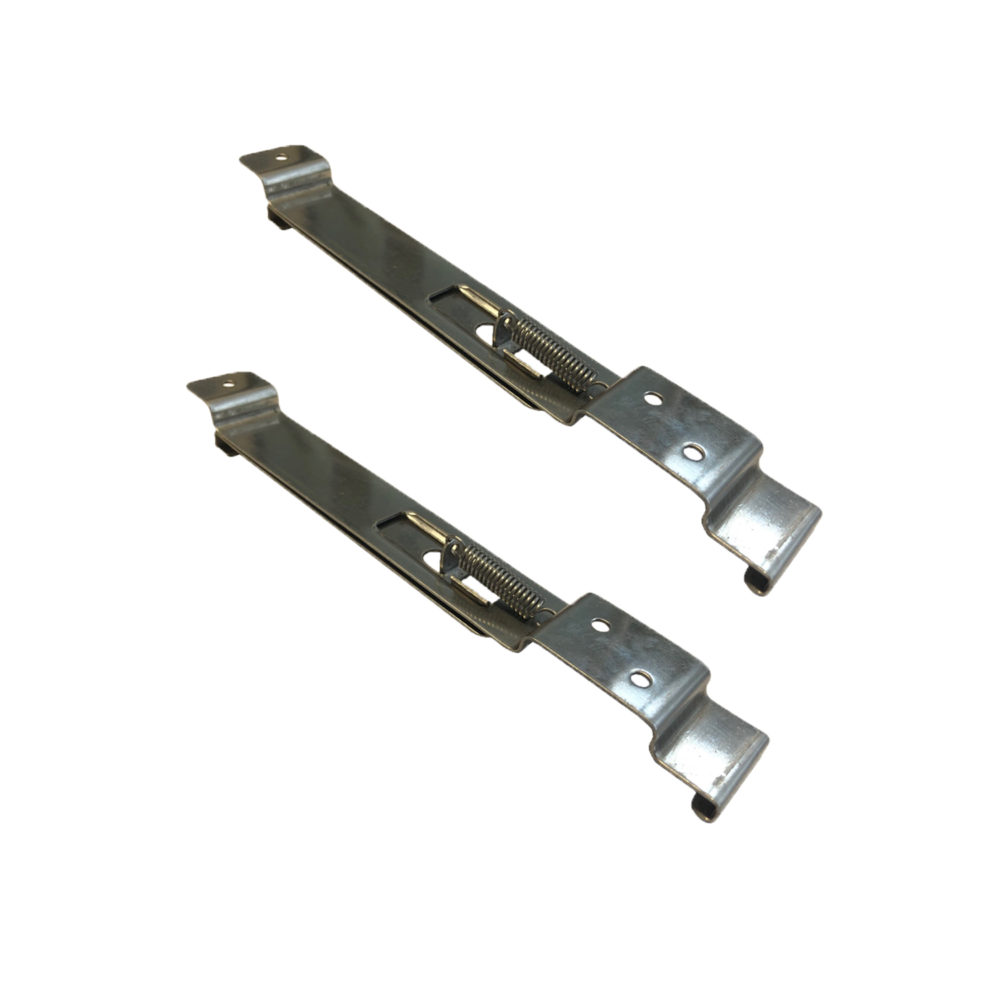 Number Plate Clips Pair - Square Type